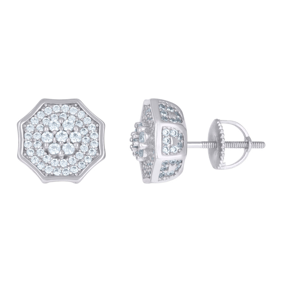 925 Sterling Silver CZ Earrings