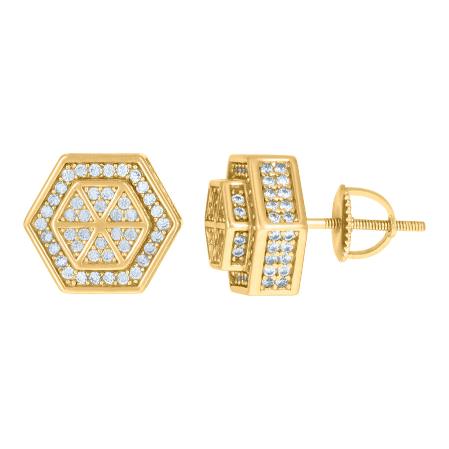 925 Sterling Silver CZ Earrings