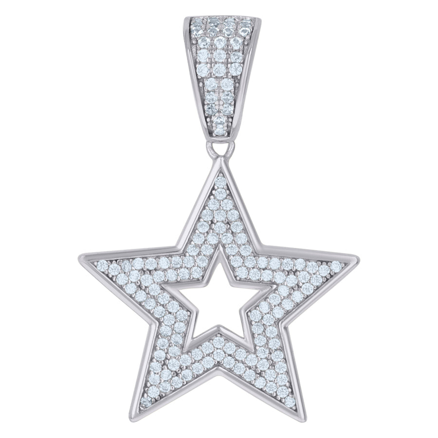 925 Sterling Silver CZ Pendant