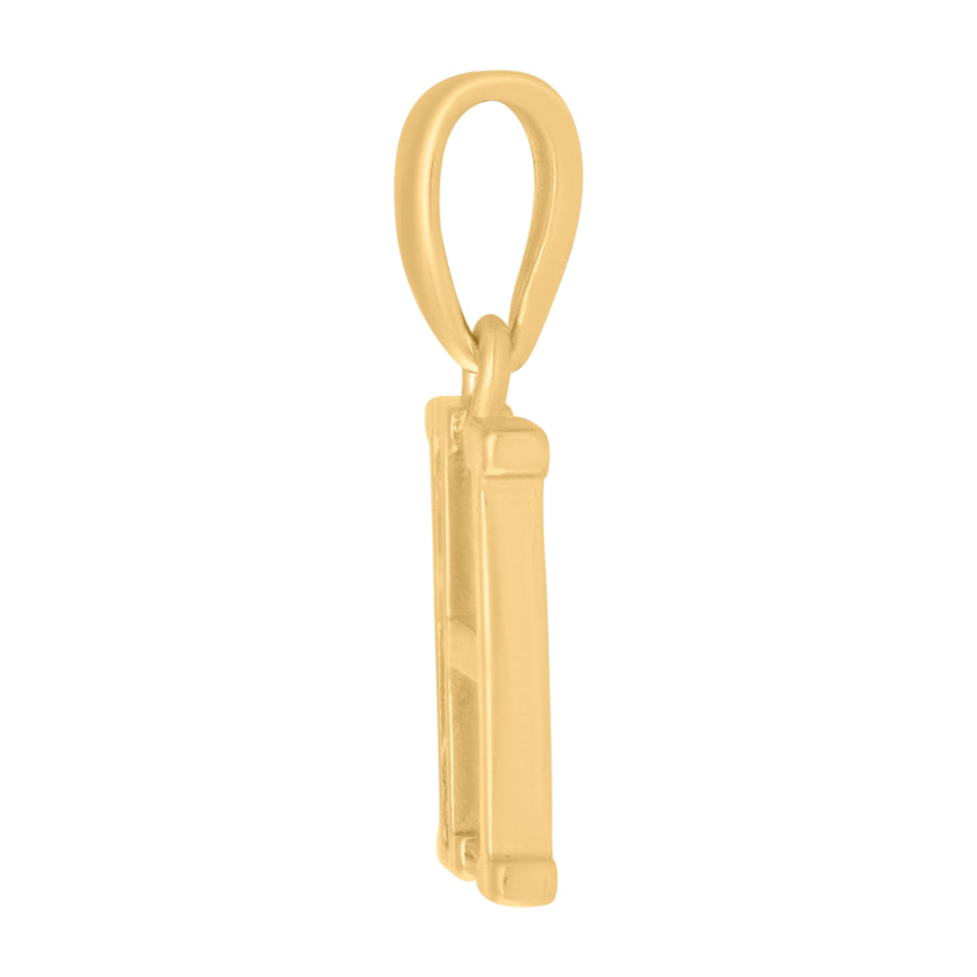 925 Sterling Silver Initial"H" Pendant