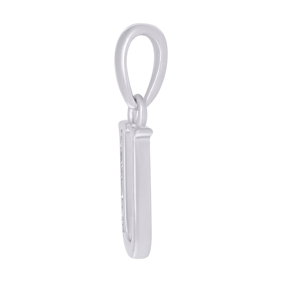 925 Sterling Silver Initial"U" Pendant