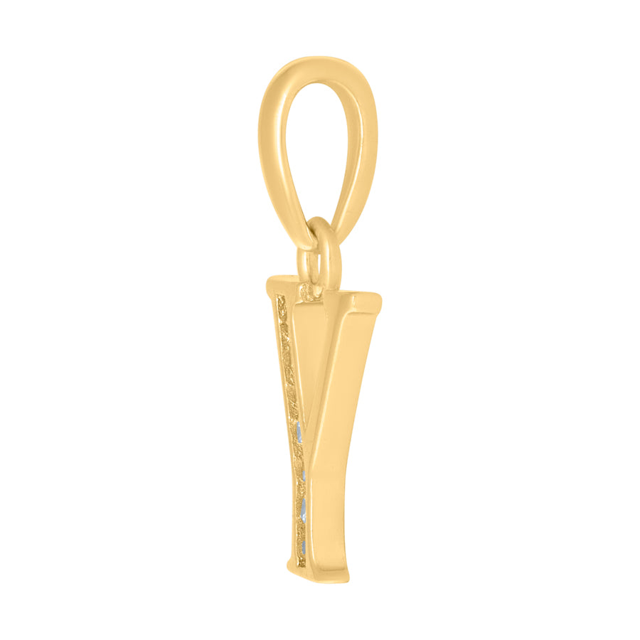 925 Sterling Silver Initial"Y" Pendant