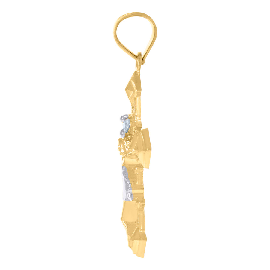 10Kt Gold Cz Pendant