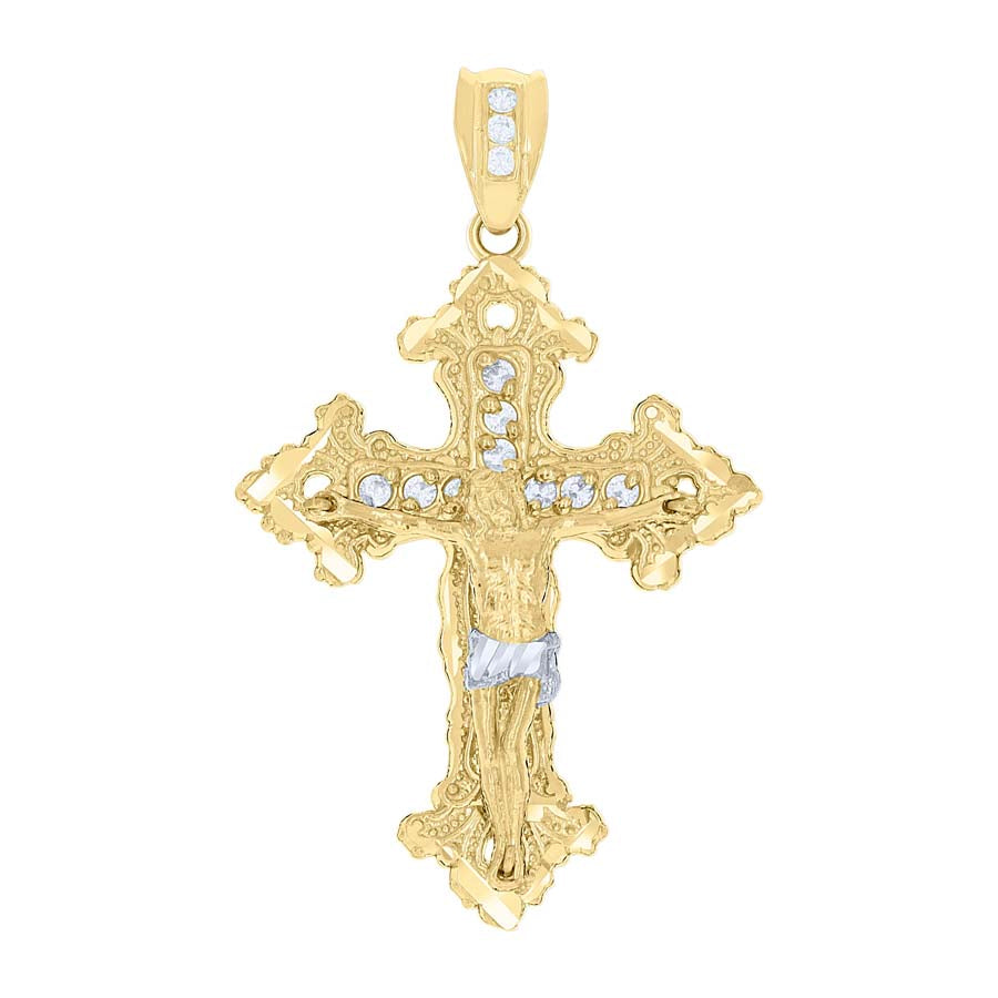 10Kt Gold Cz Pendant