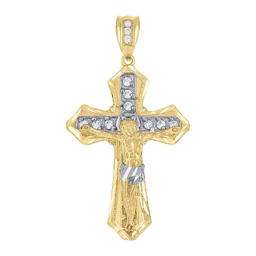 10Kt Gold Cz Pendant