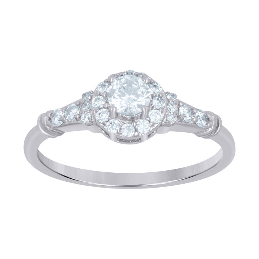 925 Sterling Silver Solitaire Ring