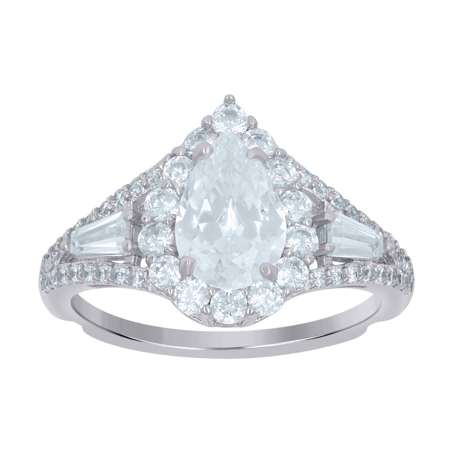 925 Sterling Silver Solitaire Ring