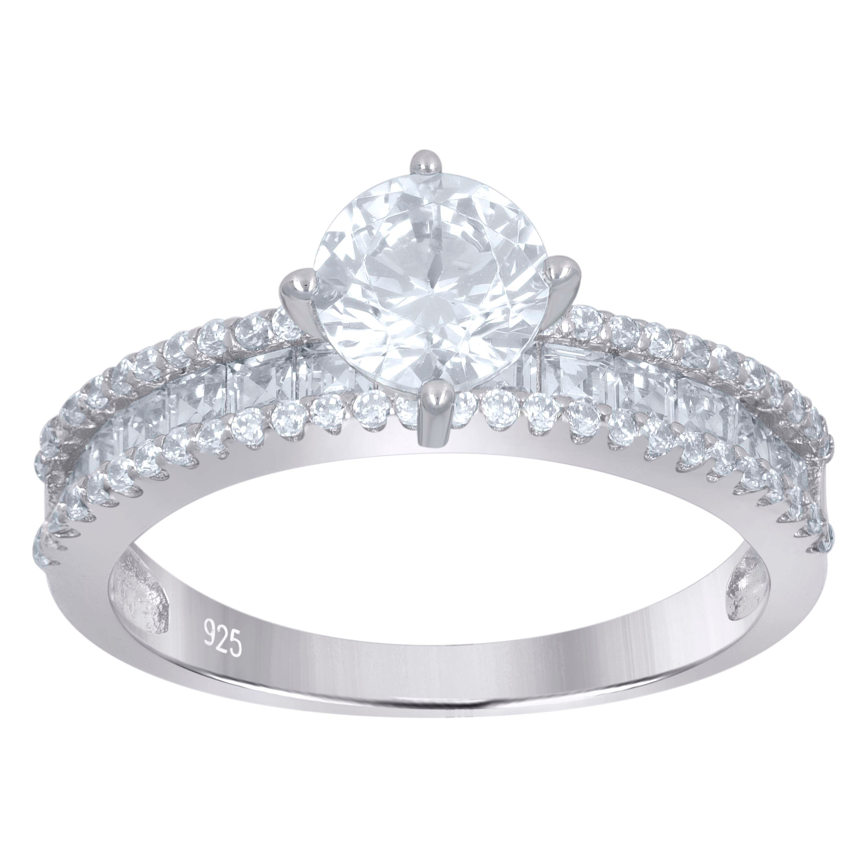 925 Sterling Silver Solitaire Ring