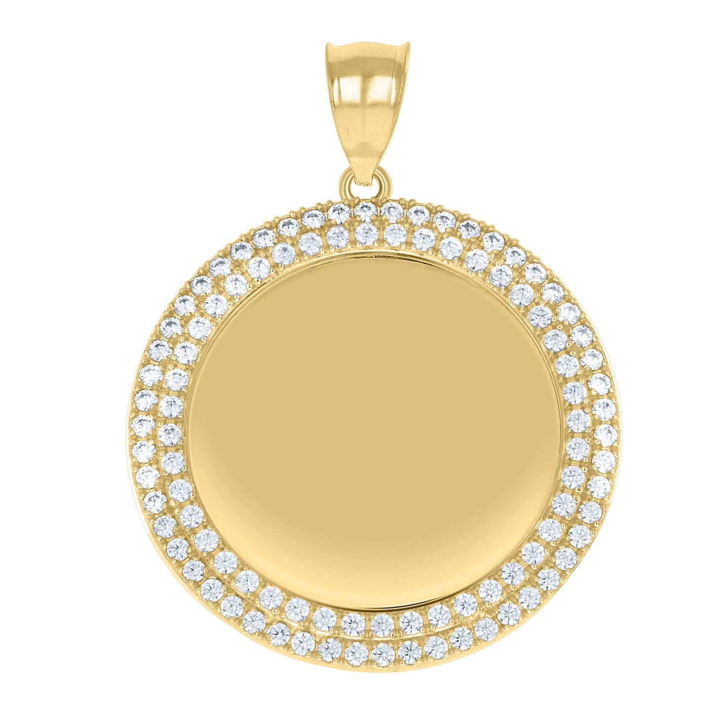 10K Gold Cz Pendant