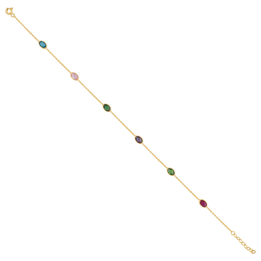 14kt Gold Anklet 10"