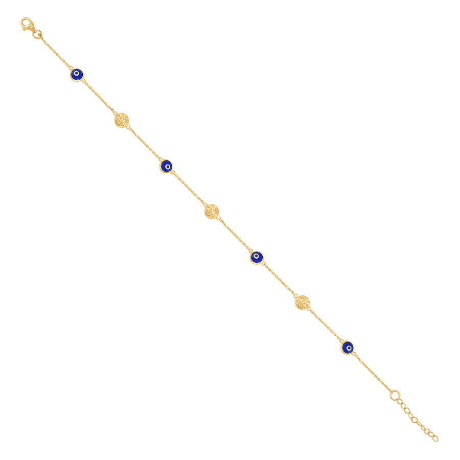 10Kt Gold Anklet 10"