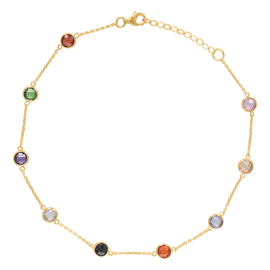 10Kt Gold Anklet 10"