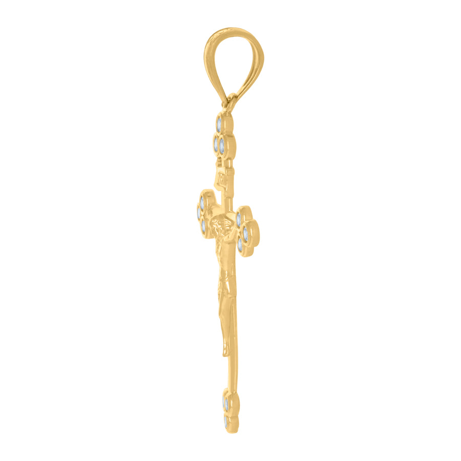 10Kt Gold Cz Pendant