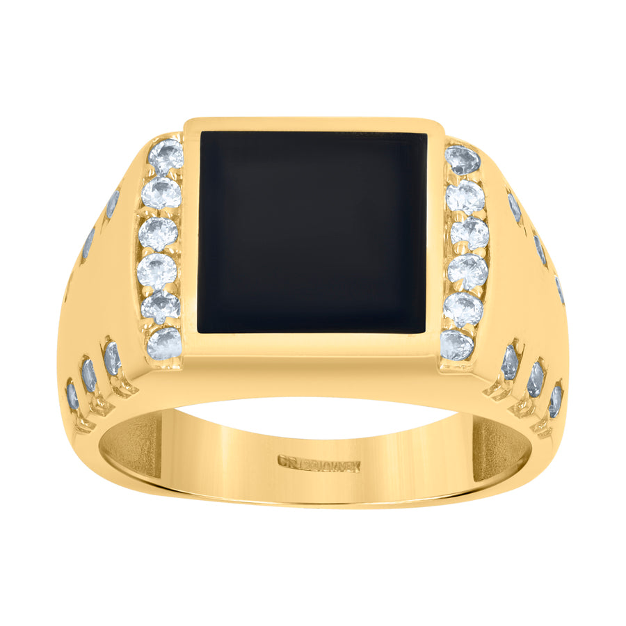 10Kt Gold Cz Ring