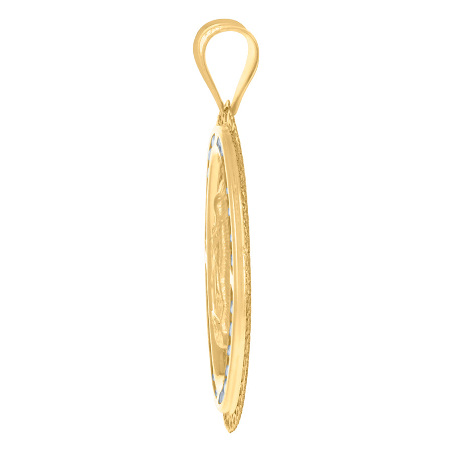 10Kt Gold Cz Pendant