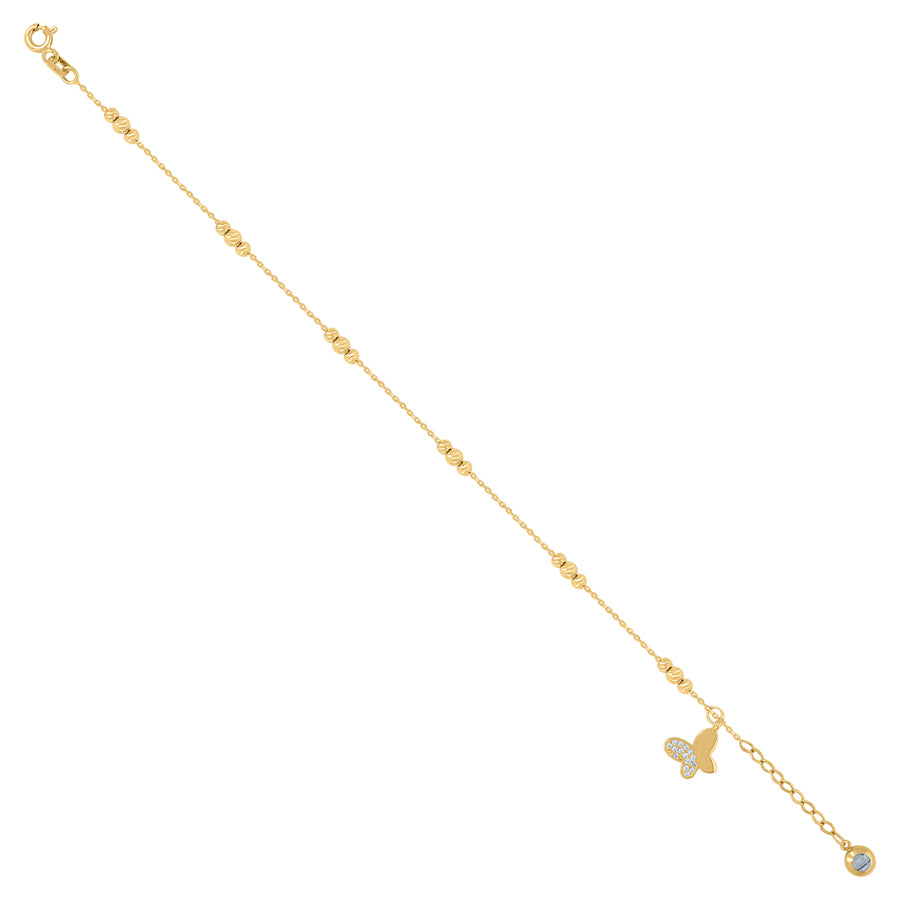10Kt Gold Turkish Bracelet 8"