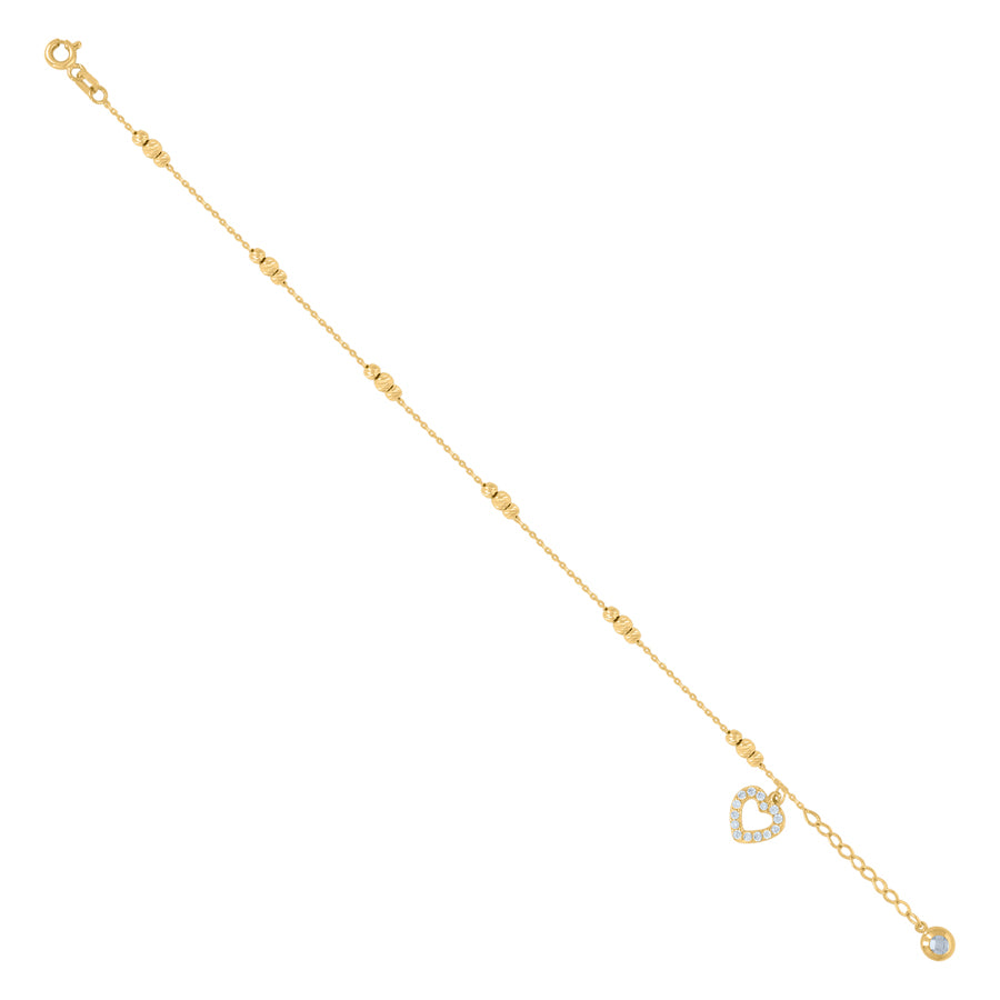 10Kt Gold Turkish Bracelet 8"
