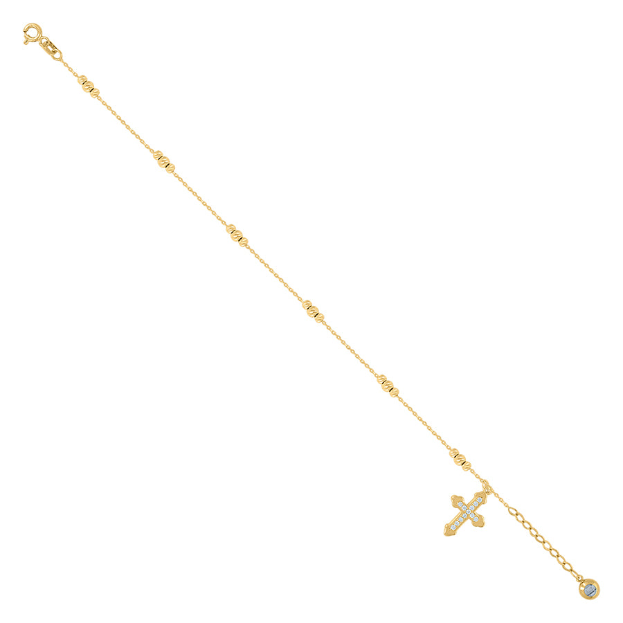 14Kt Gold Bracelet/Anklet 8"