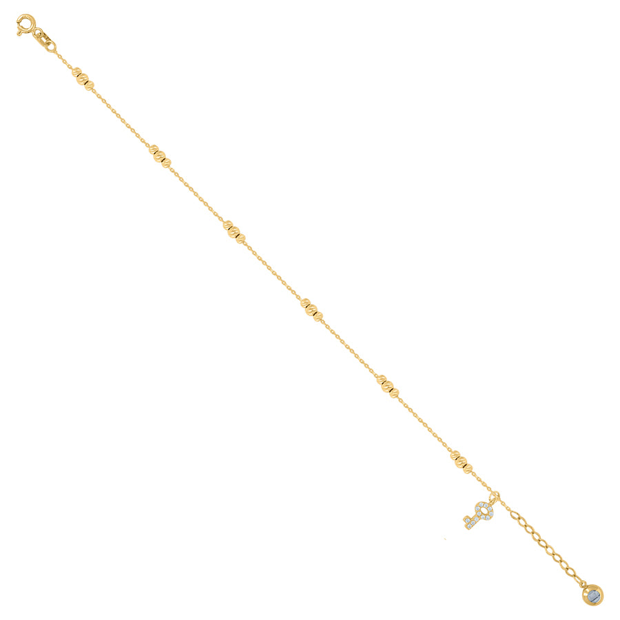 14Kt Gold Bracelet/Anklet 8"