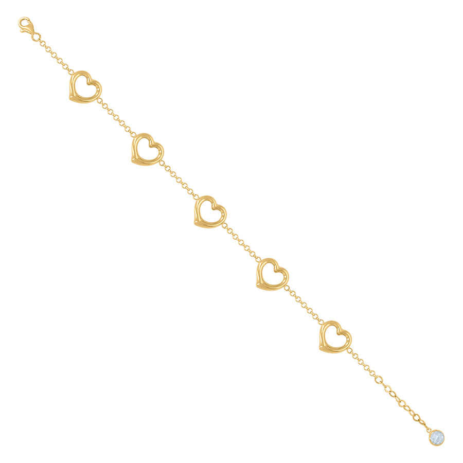 14Kt Gold Bracelet/Anklet 8"