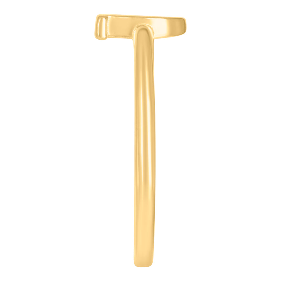 10Kt Gold Turkish Ring Initial Letter "U"