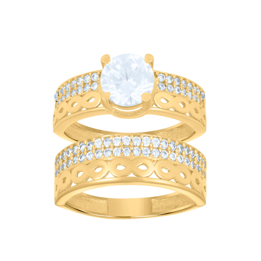 10Kt Gold Turkish Duo Ring