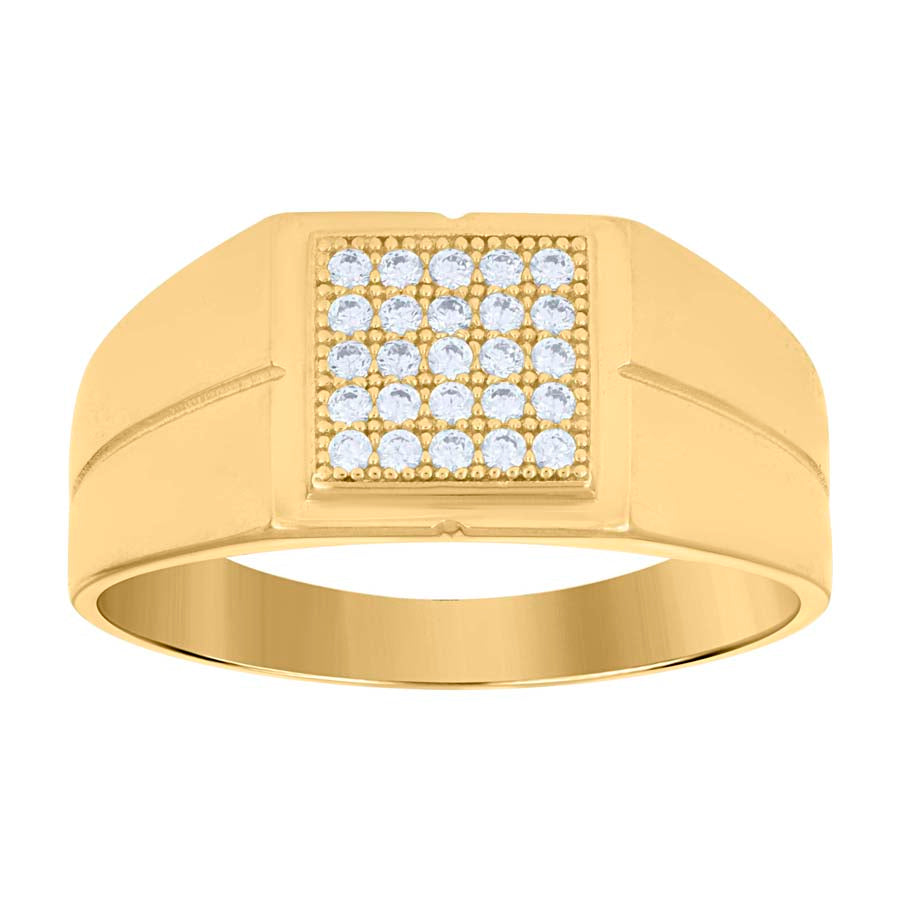 10Kt Gold Cz Ring