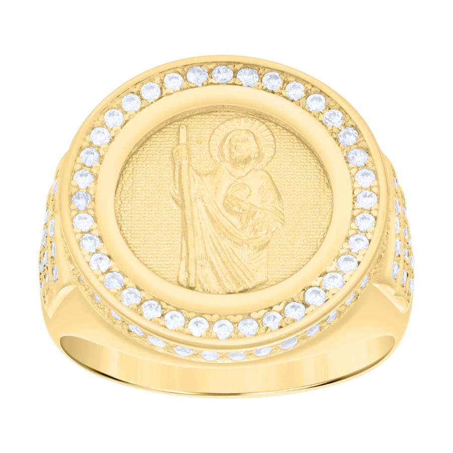10Kt Gold Cz Ring