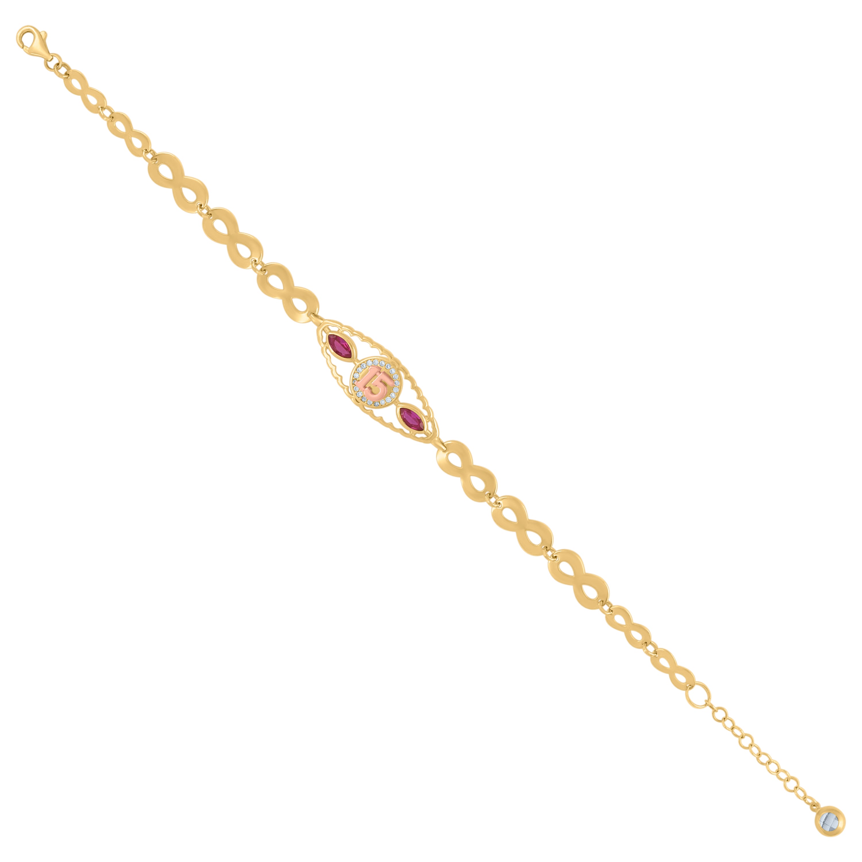 10Kt Gold Turkish Bracelet 8"
