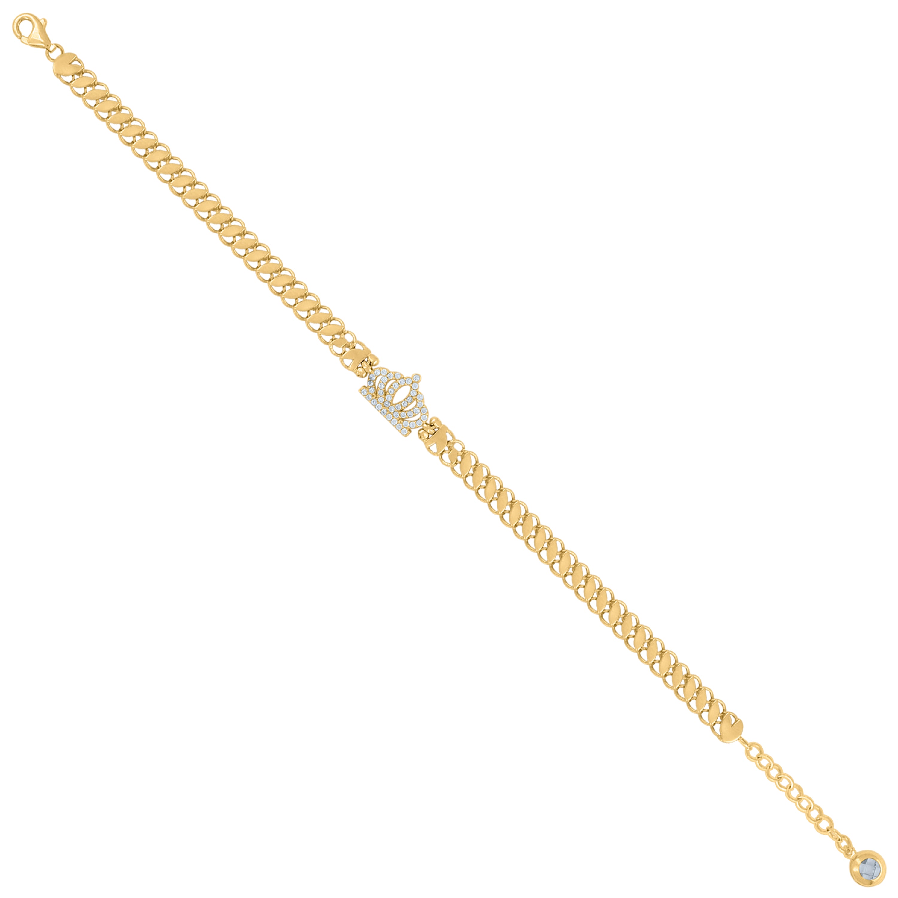 10Kt Gold Turkish Bracelet 8"