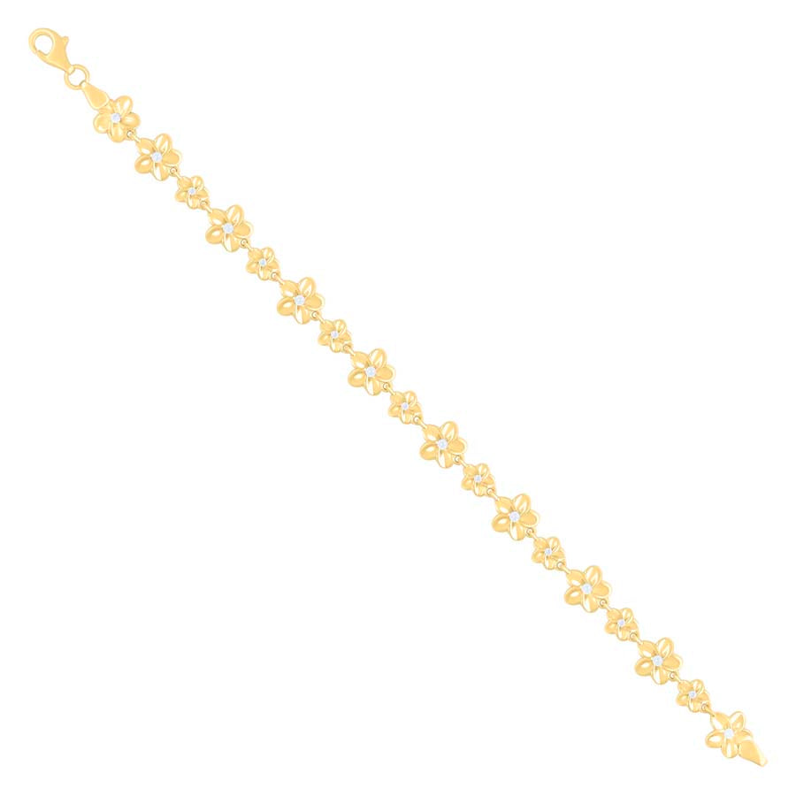 10Kt Gold Bracelet 8"
