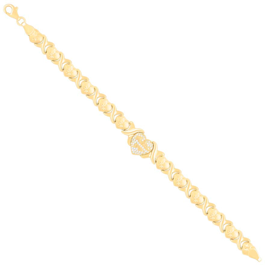 10Kt Gold Bracelet 8"
