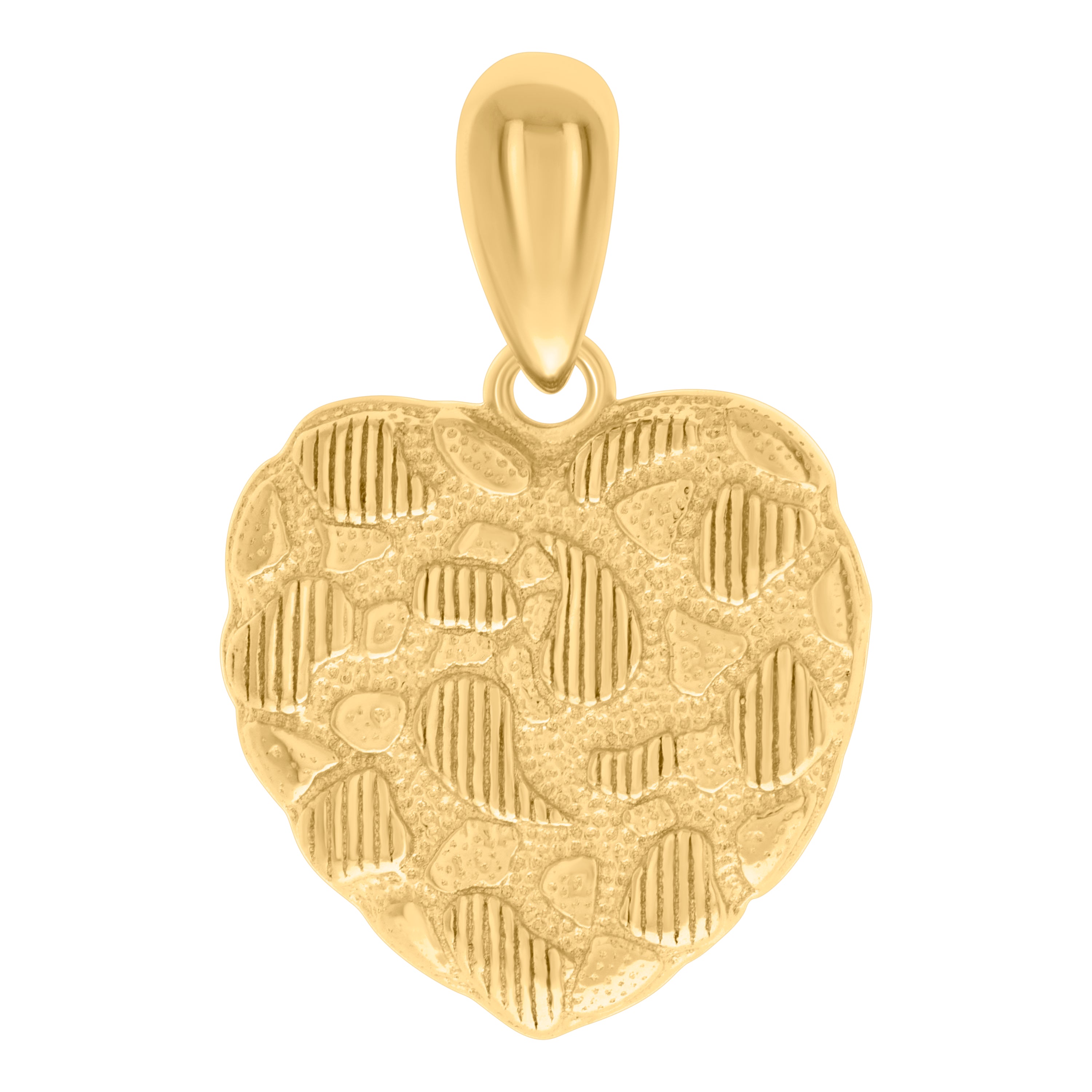 925 Sterling Silver Nugget Pendant