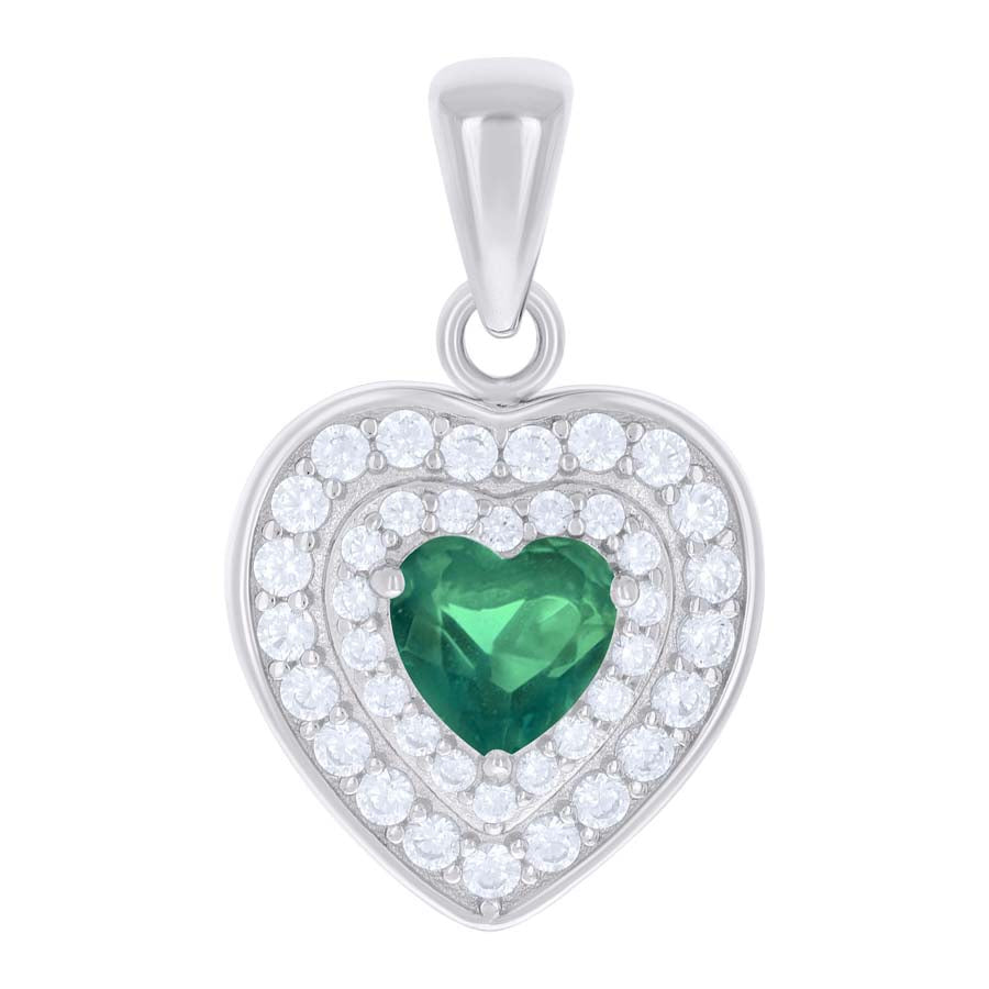 925 Sterling Silver Cz Pendant