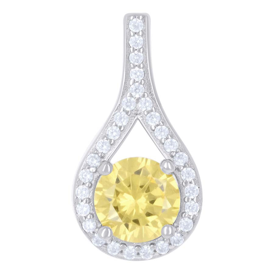 925 Sterling Silver Cz Pendant