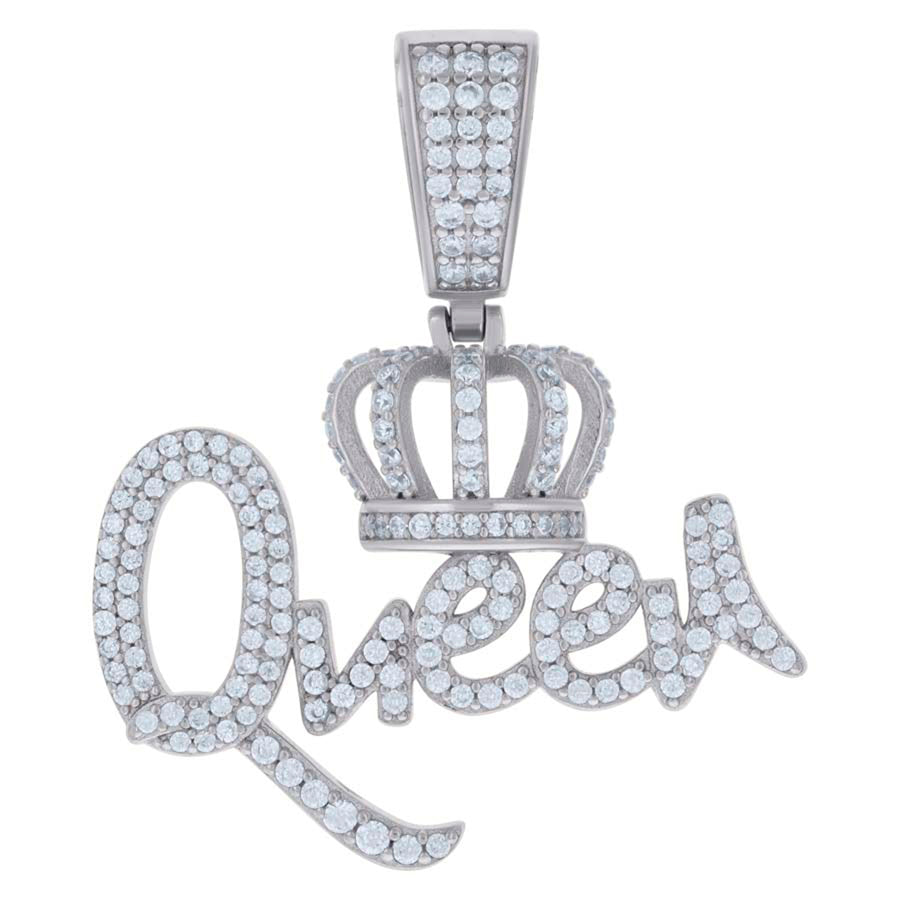 925 Silver Pendant With Moissanite Stones Ctw 1.40