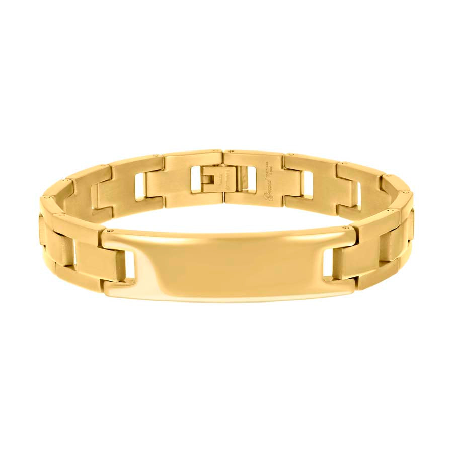 Stainless Steel Id Bracelet 12mm-8.5"