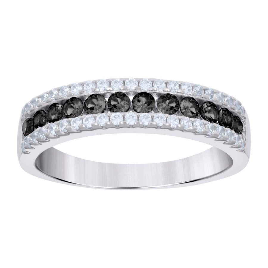 925 Sterling Silver Cz Ring S6-S10