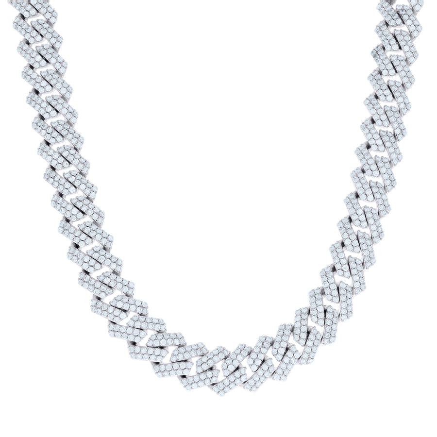 925 Sterling Silver Monaco 14mm Moissanite