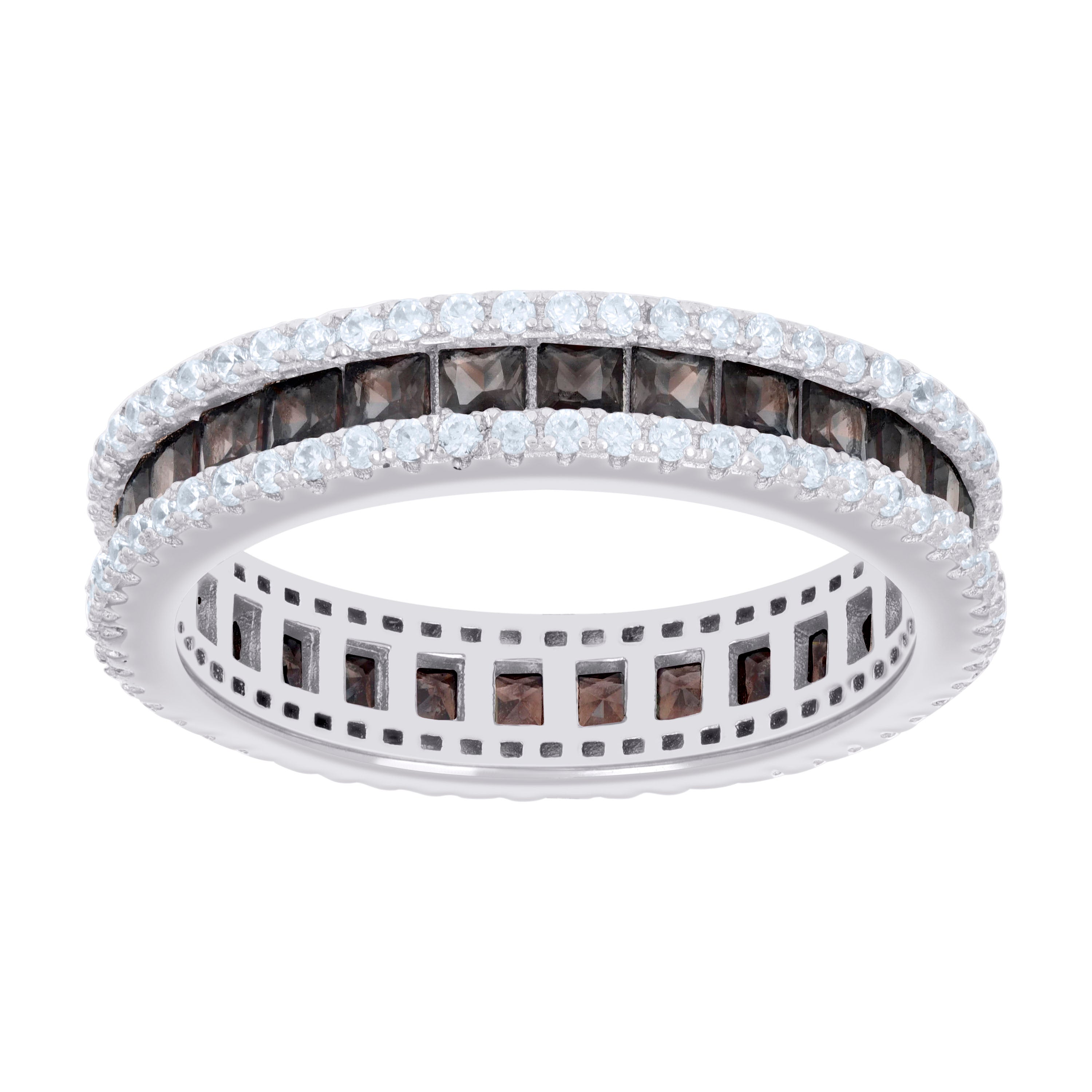 925 Sterling Silver Cz Ring S6-S9