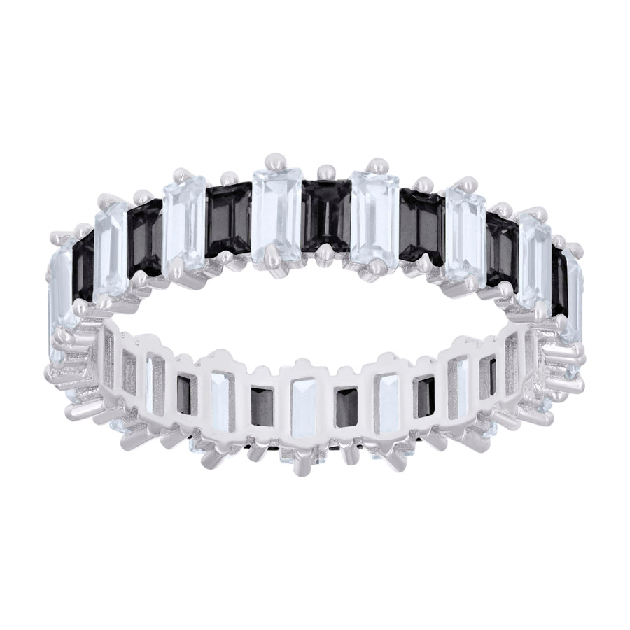 925 Sterling Silver Cz Ring S6-S9