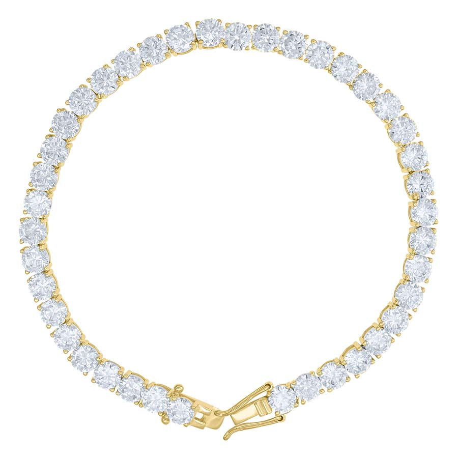 925 Sterling Silver Moissanite Tennis Chain 6mm