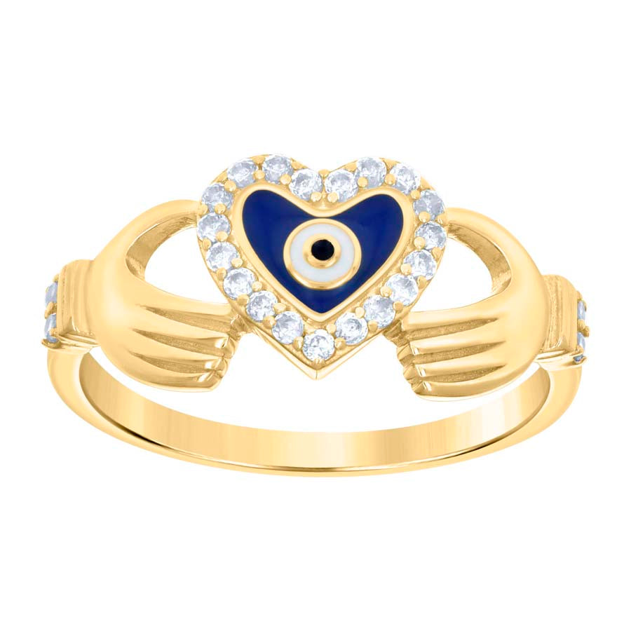 10Kt Gold Cz Ring