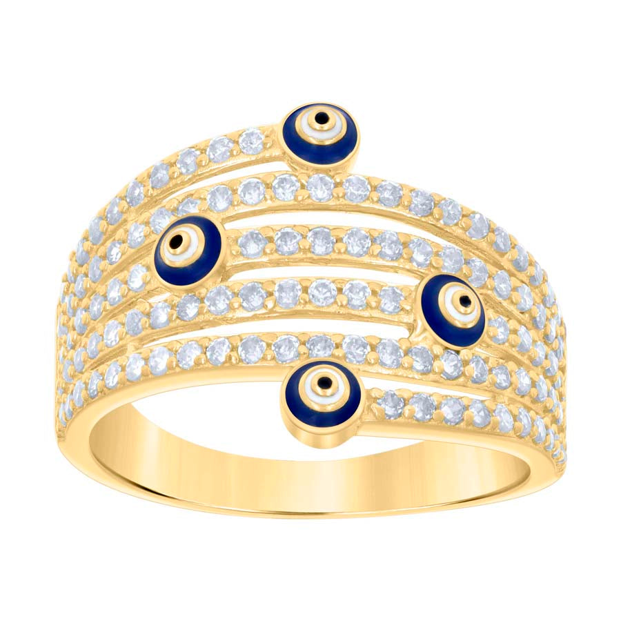 10Kt Gold Cz Ring
