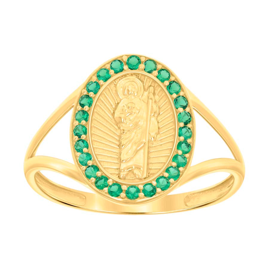 10Kt Gold Cz Ring