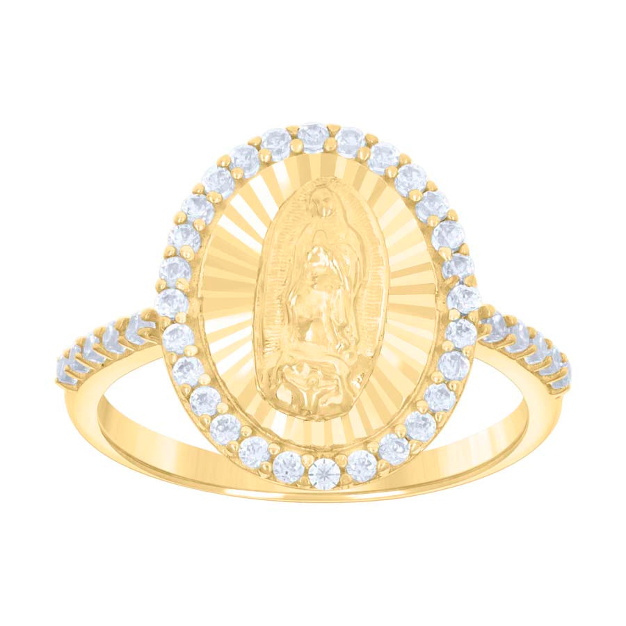 10Kt Gold Cz Ring