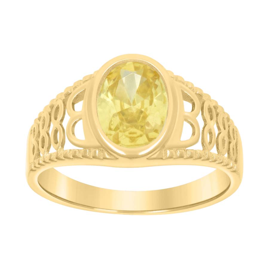 10Kt Gold Cz Baby Ring