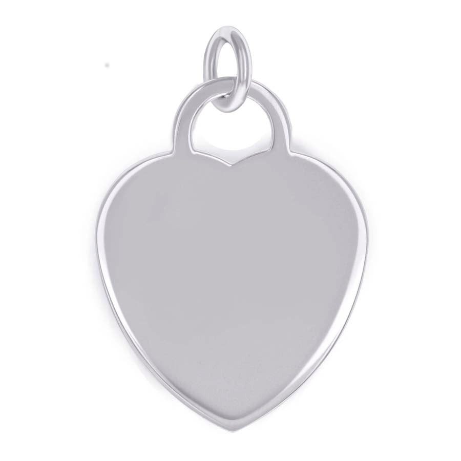 925 Sterling Silver 6.5mm Pendant Silver Plated