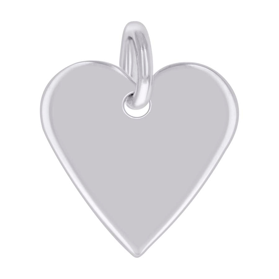 925 Sterling Silver 6.5mm Pendant Silver Plated