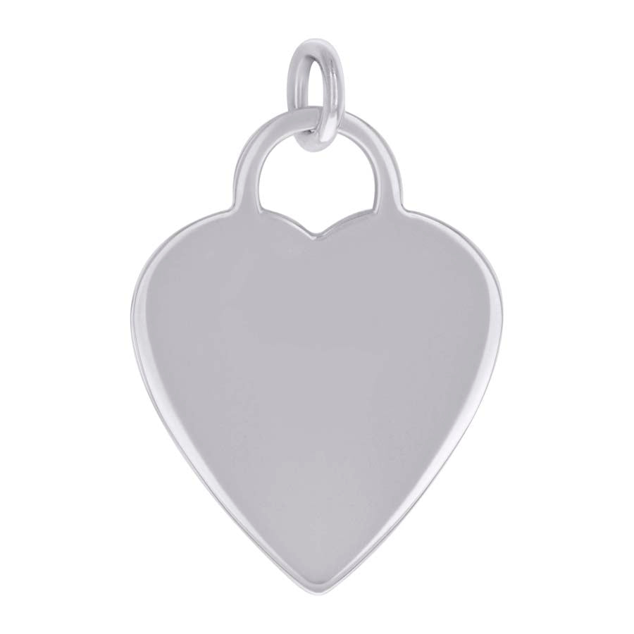 925 Sterling Silver 6.5mm Pendant Silver Plated
